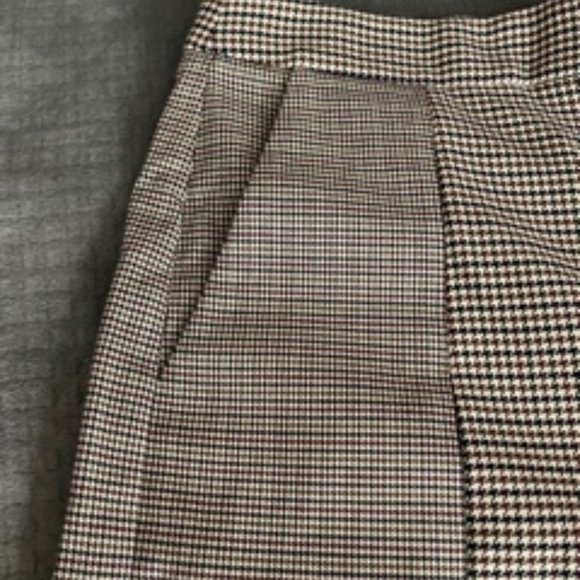 ❤️   DKNY Womens Houndstooth -Print Navy/Carmel    SIZE 12 - Picture 5 of 6